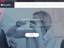 Tablet Screenshot of kuntapro.fi